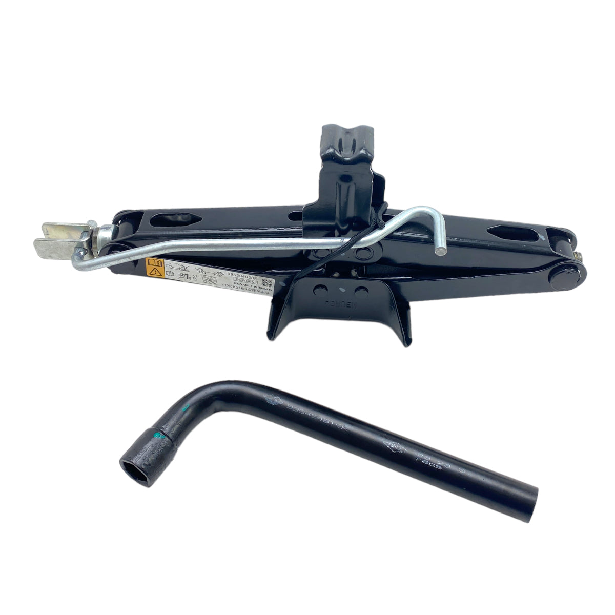 Pièce d'origine Cric avec clé de roue pour Dacia Duster I II 995504958R