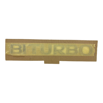 Pièce d'origine Emblème Logo Biturbo noir pour Opel Vivaro B S122012