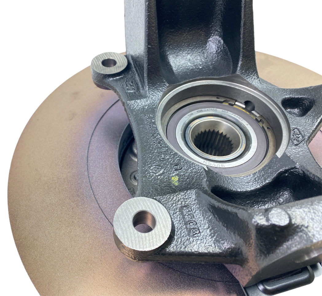 Pièce d'origine Fusée d'essieu avec disque de frein avant droite pour Renault Clio IV RS 1.6 TCe 400144476R