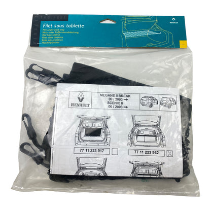 Pièce d'origine Filet de coffre pour Renault Megane II Scenic II 7711223962