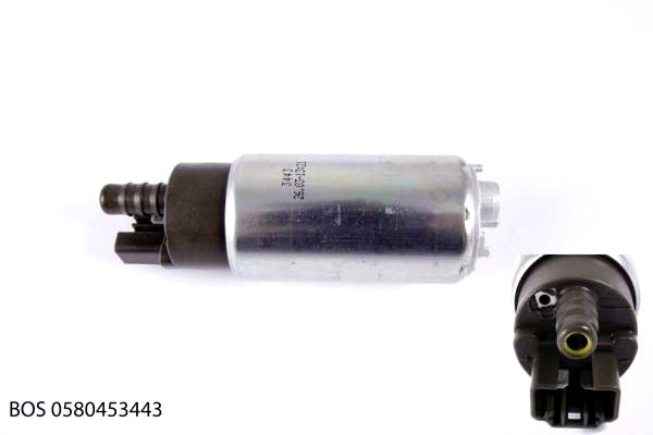 Pompe à carburant électrique Bosch pour Renault 1.4 / 1.6 / 2.0 16V — BOS 0580453443 — vue 1