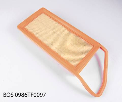 Filtre à air Bosch pour Citroën C1 / C2 / C3 et Peugeot 207 / 307 1.4 HDi — BOS 0986TF0097 — vue 1