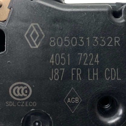 Pièce d'origine Serrure de porte avant gauche pour Renault Captur I 805031332R