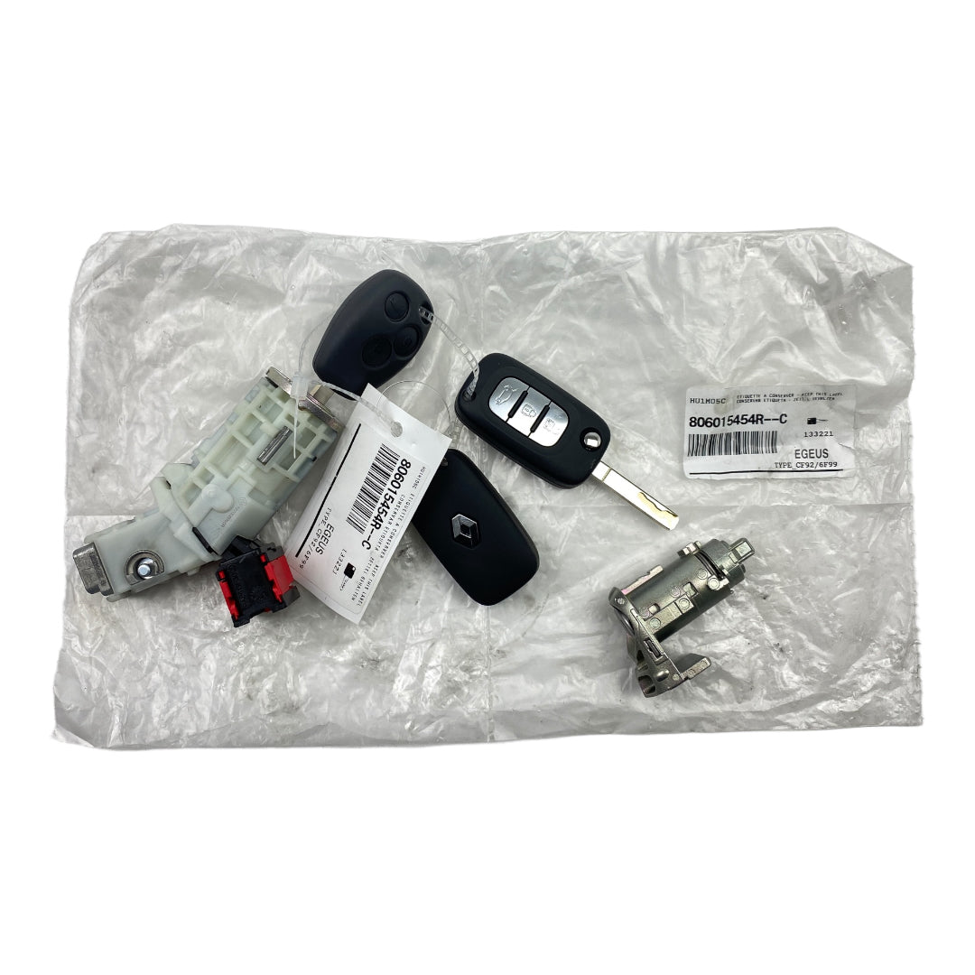 Pièce d'origine Neiman avec trois clés et barillet pour Renault Trafic III Master III 806015454R