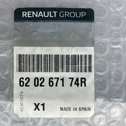 Pièce d'origine enjoliveur spoiler de pare-chocs avant argent pour Renault Kadjar 620267174R.