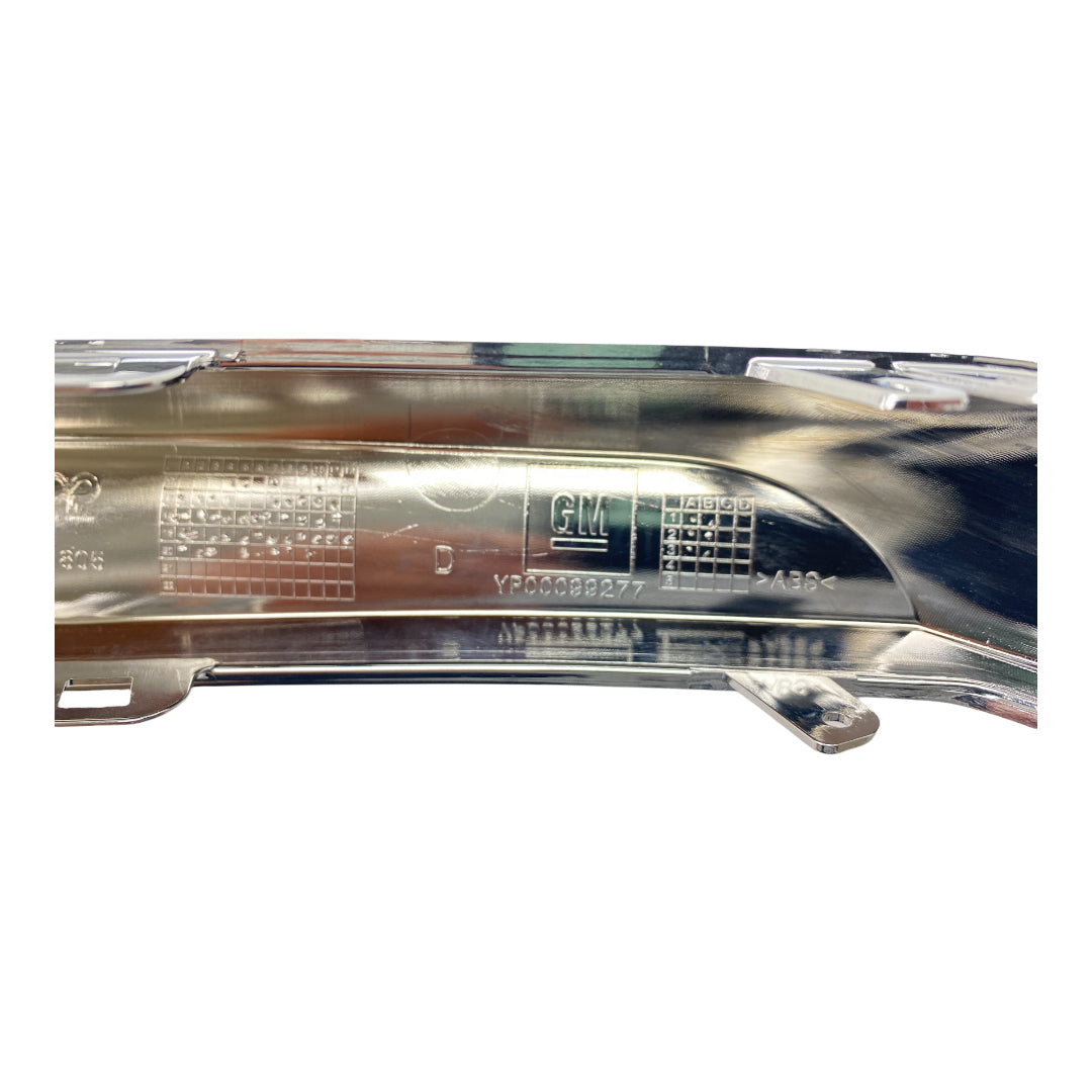 Pièce d'origine Baguette de pare-chocs droite chromée pour Opel Grandland X YP00099277