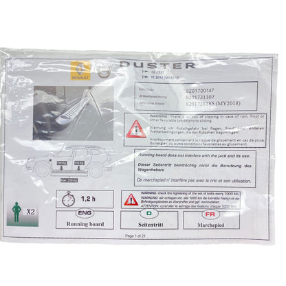 Pièce d'origine Support de marchepieds pour Dacia Duster II 8201731107