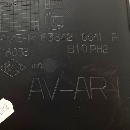 Pièce d'origine Pare-boue avant droit section arrière pour Renault Zoe Z.E 638426641R