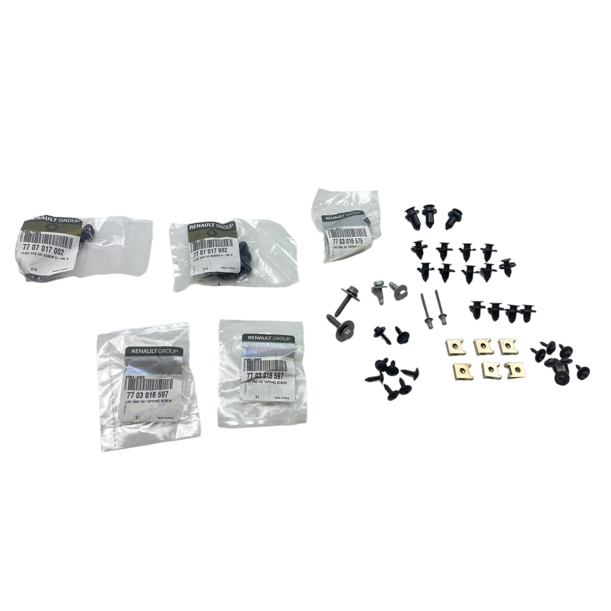 Pièce d'origine Kit de réparation de pare-chocs avant pour Renault Koleos II 620109016W