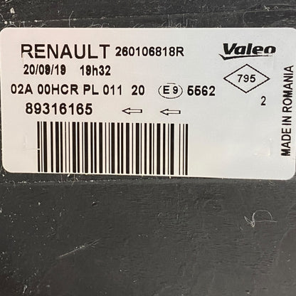 Pièce d'origine Phare avant droit pour Renault Megane II 260106818R