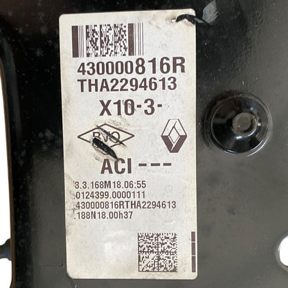 Pièce d'origine train arrière pour Renault Zoe Z.E 430000816R.
