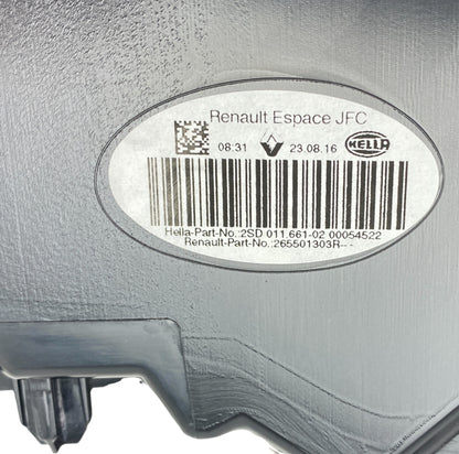 Pièce d'origine Feu arrière droit pour Renault Espace V 265501303R