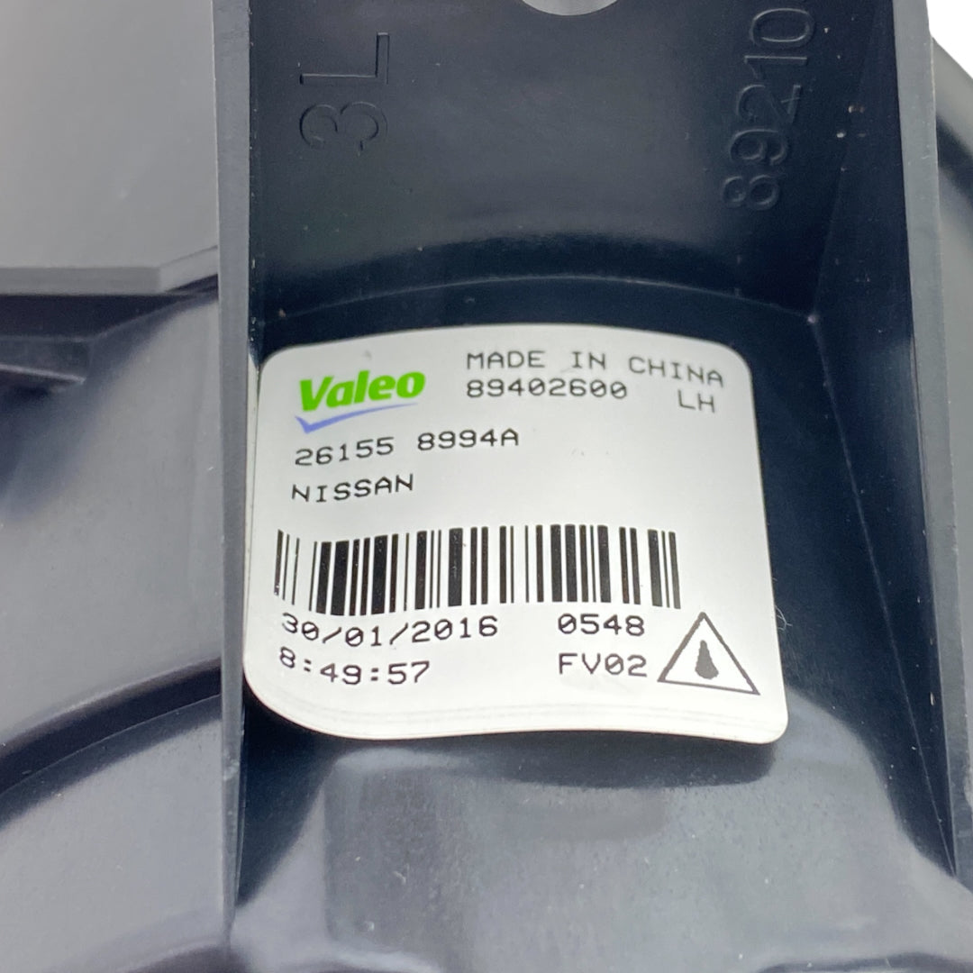 Pièce d'origine Feu antibrouillard gauche pour Nissan X-Trail 261558994A