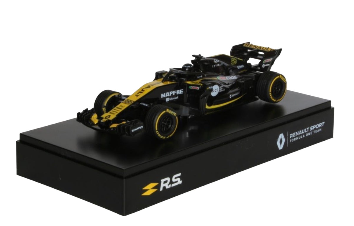 Pièce d'origine Voiture miniature R.S. 18 Carlos Sainz F1 n° 55 pour Renault 7711640476