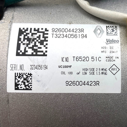 Pièce d'origine Compresseur de climatisation pour Renault Clio V 1.0 TCe 926004423R