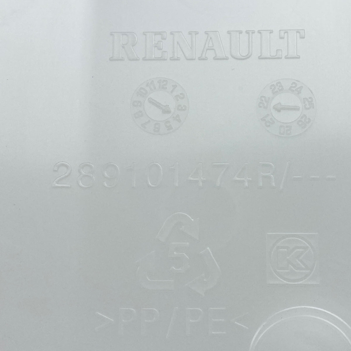 Pièce d'origine Réservoir de lave-glace pour Renault 289101474R
