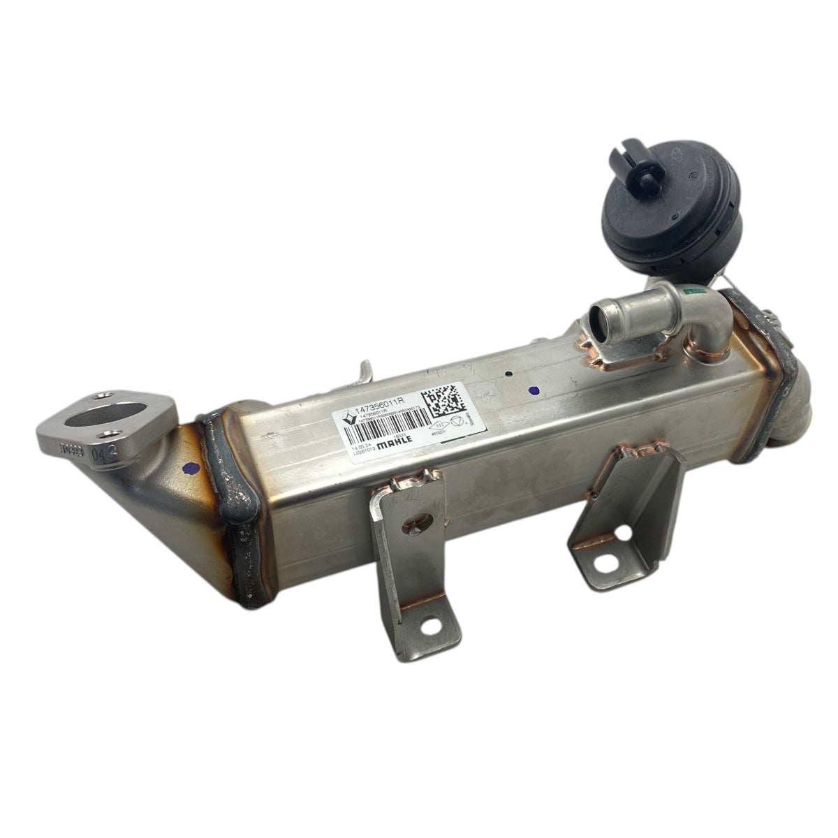 Refroidisseur de gaz d’échappement d’origine pour vanne EGR pour Renault Master 2.0 / 2.3 dCi, 147356011R , 8200719993.