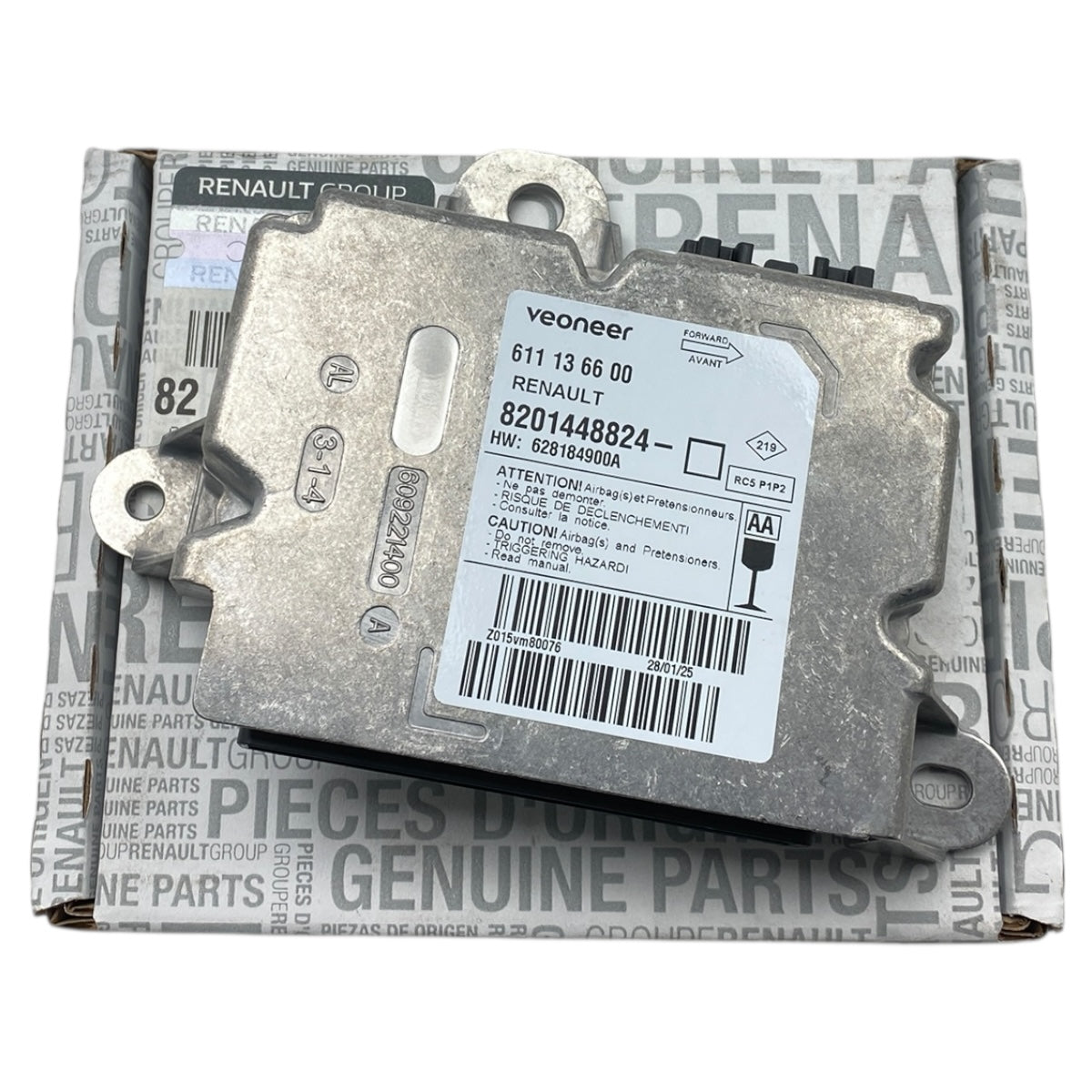 Pièce d'origine calculateur airbag pour Renault Master III Opel Movano B Nissan NV400 8201448824.