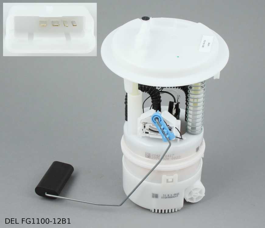 Module de pompe à carburant Delphi pour Citroën C3 à partir de 2009 et DS3 essence — DEL FG1100-12B1 — vue 1