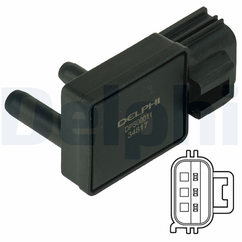 Capteur de pression des gaz d’échappement — Delphi DPS00011