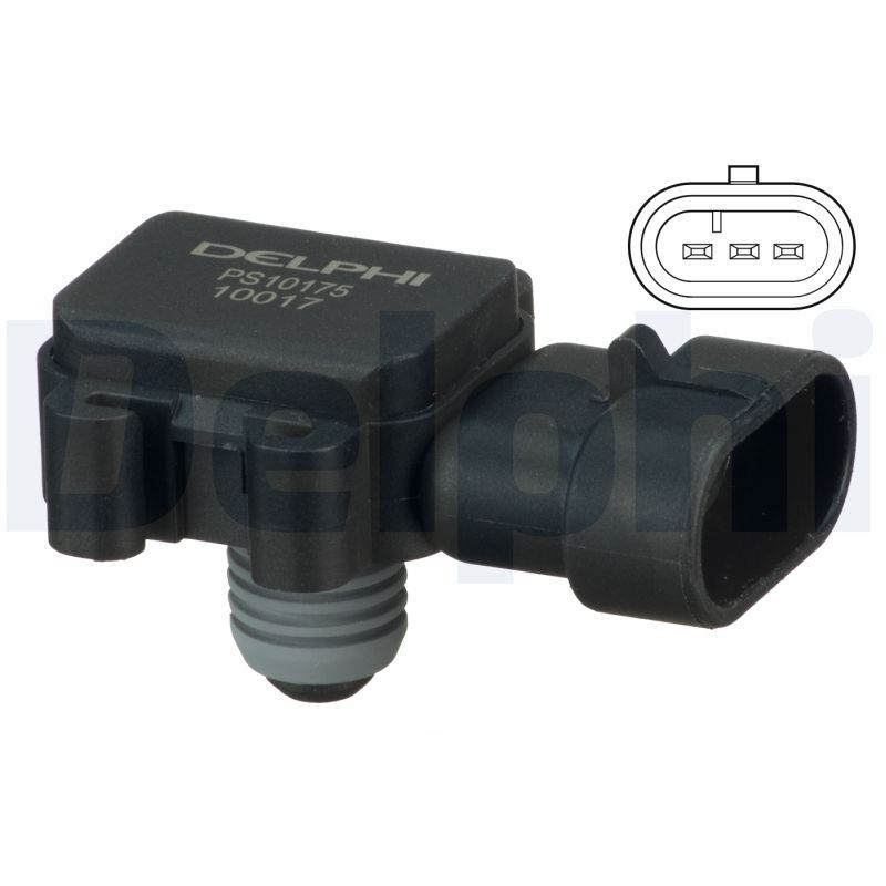 Capteur de pression de suralimentation — Delphi PS10175