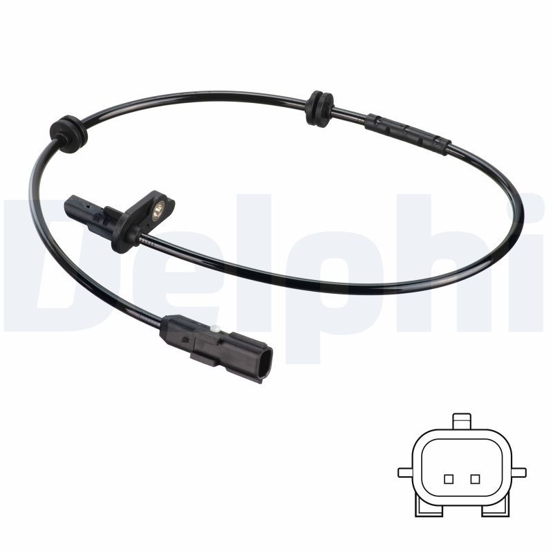Capteur de vitesse de roue ABS — Delphi SS20747