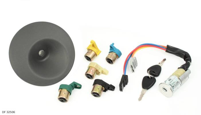 Kit de serrures et contacteur de démarrage pour Renault Kangoo à partir de 1997 — DF 32506 — vue 1