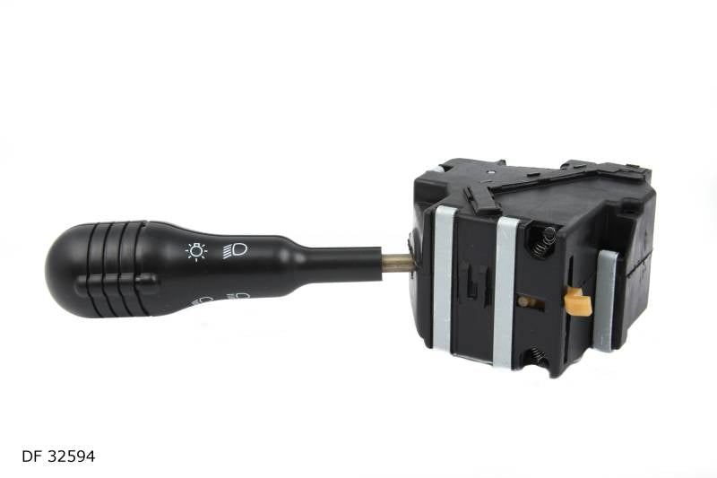 Commodo d’éclairage pour Renault Twingo à partir de 1993, avec avertisseur sonore, finition noire — DF 32594 — vue 2