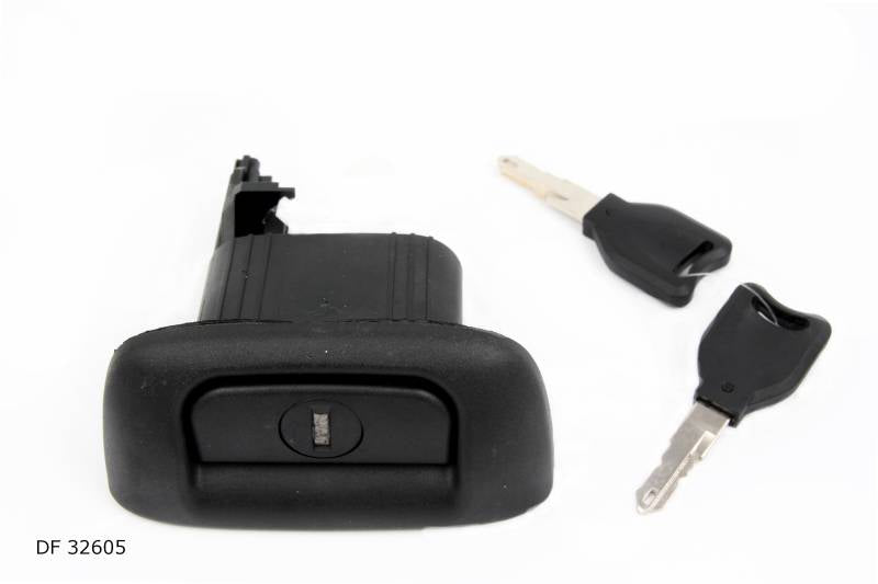 Serrure de coffre pour Renault Thalia jusqu’en 2006, à clé — DF 32605 — vue 1