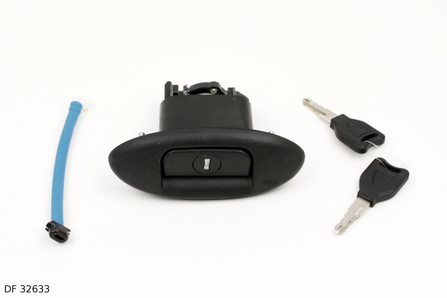Serrure de coffre pour Renault Mégane berline jusqu’en 1999, à clé — DF 32633 — vue 1