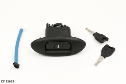Serrure de coffre pour Renault Mégane berline jusqu’en 1999, à clé — DF 32633 — vue 1