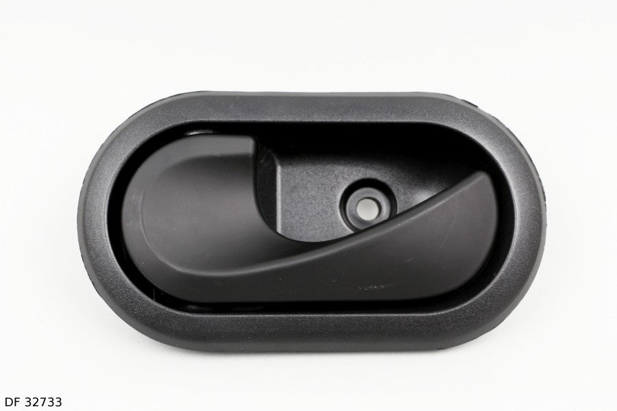 Poignée intérieure de porte pour Dacia Logan et Duster, côté gauche, finition noire — DF 32733 — vue 1