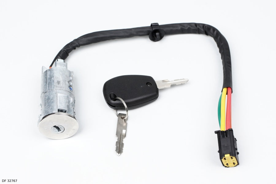 Antivol de direction et contacteur de démarrage pour Renault Clio à partir de 1998, Dacia Duster et Logan — DF 32767 — vue 1
