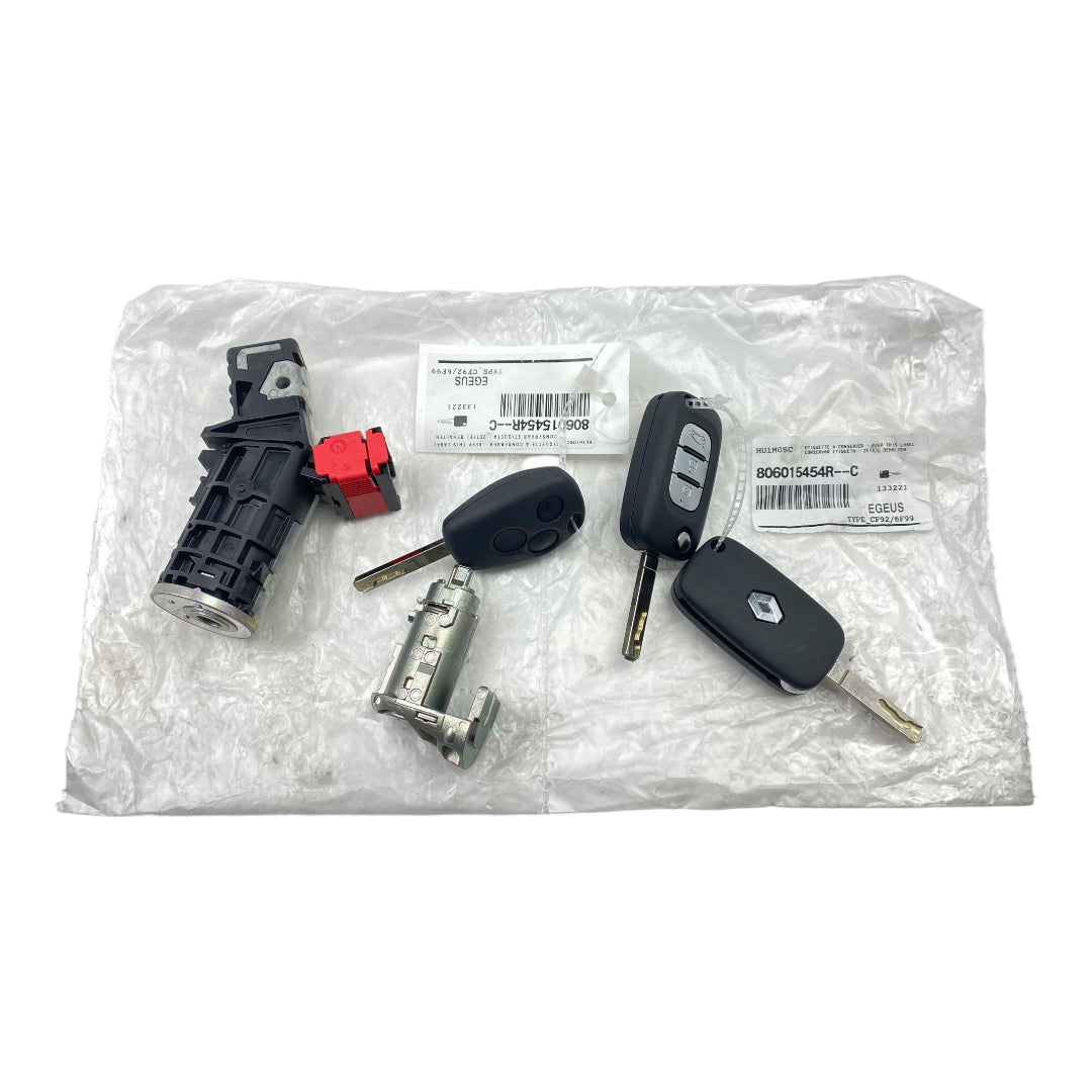 Pièce d'origine Neiman avec trois clés et barillet pour Renault Trafic III Master III 806015454R