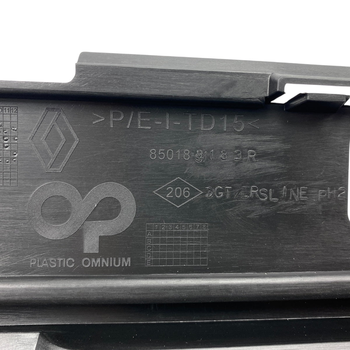 Pièce d'origine Diffuseur de pare-chocs arrière avec PDC pour Renault Megane IV GT Hatchback 850B27039R