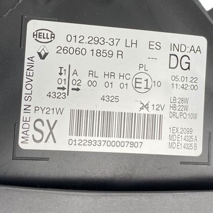 Pièce d'origine Phare Black Edition avant gauche pour Renault Scenic IV 260601859R