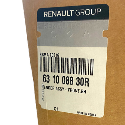 Pièce d'origine Aile avant droite pour Renault Koleos II 631005540R