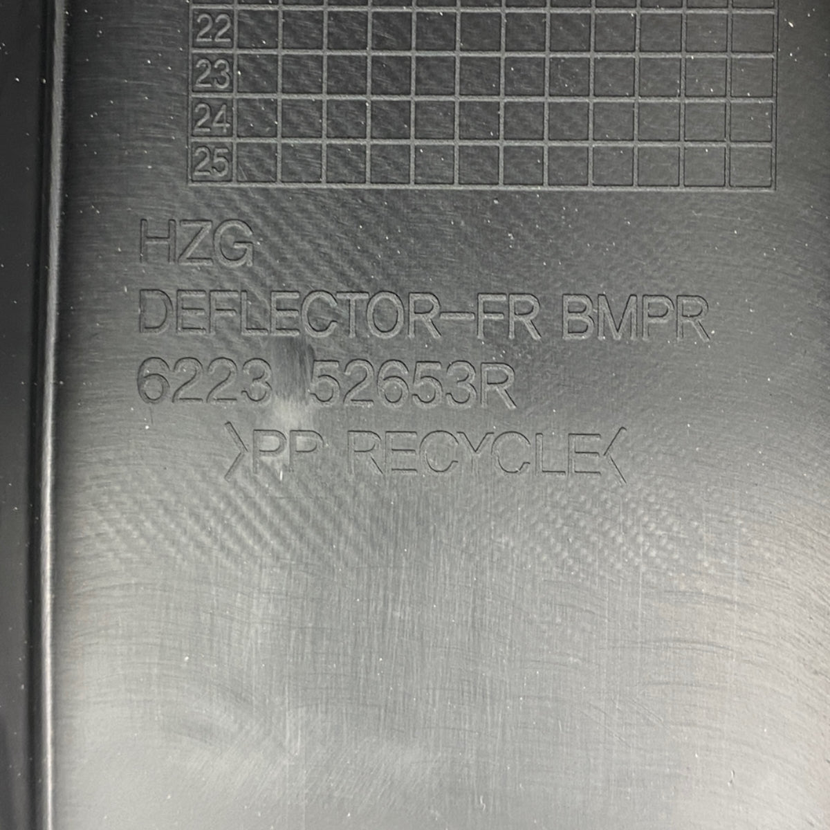 Pièce d'origine Protection inférieure de pare-chocs pour Renault Koleos II 622352653R