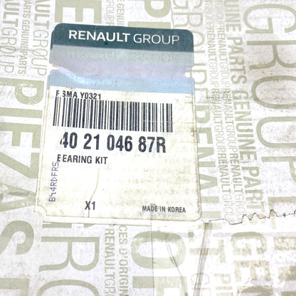Pièce d'origine Moyeu de roue avec roulement avant pour Renault Laguna III 402104687R