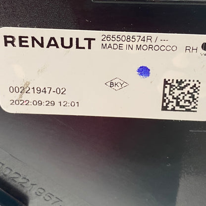 Pièce d'origine Feu arrière droit pour Renault Megane EV 265508574R