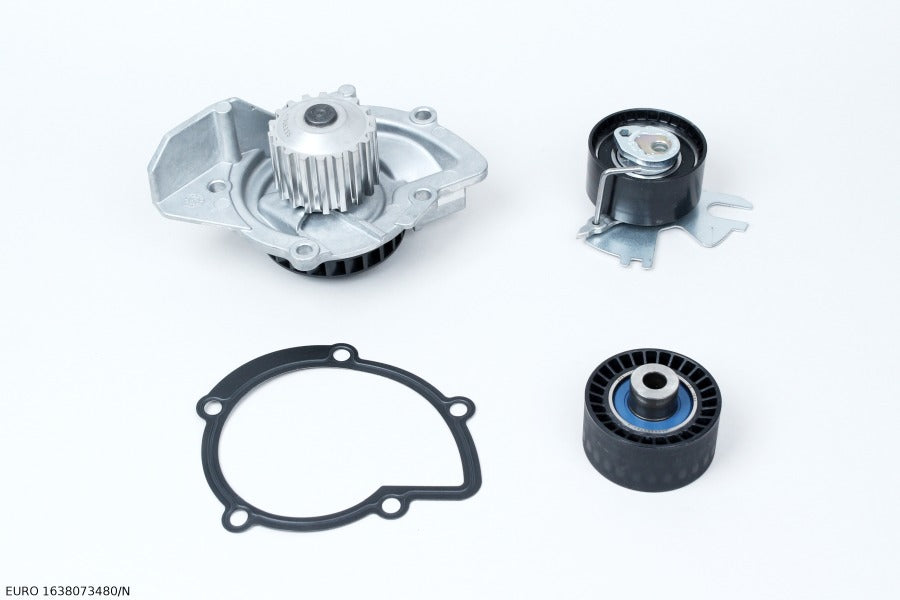 Kit de distribution sans courroie avec pompe à eau — Citroën et Peugeot 2.0 HDi 16V 140 et 163 ch — EURO 1638073480/N — vue 1