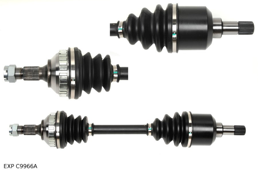 Cardan gauche — Citroën Berlingo et Peugeot Partner 1.9 D et 2.0 HDi, 63 mm, ABS — EXP C9966A — vue 1