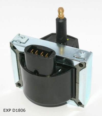 Bobine d’allumage — Citroën et Peugeot 1.0 à 1.9, connecteur ovale, sans support — EXP D1806 — vue 1