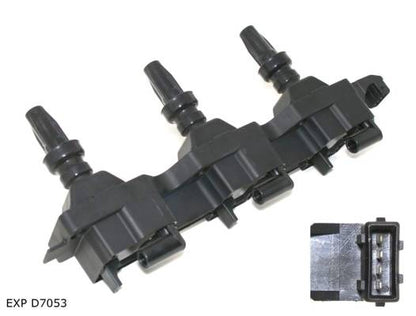Rampe de bobines d’allumage — Citroën, Peugeot et Renault 3.0 V6 24V ES9J4 à partir de 1997 — EXP D7053 — vue 2