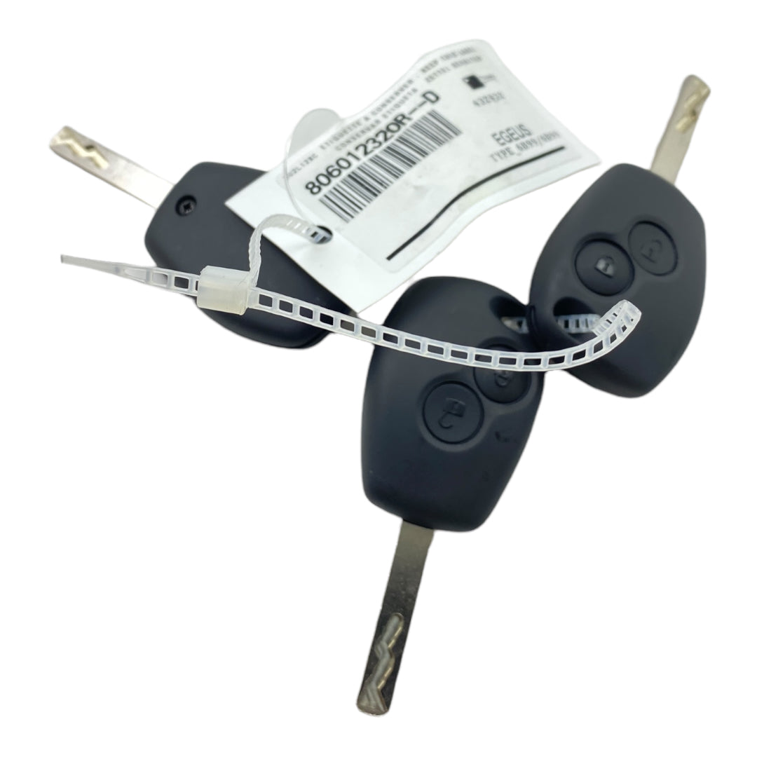 Pièce d'origine Neiman avec trois clés et barillet pour Renault Trafic III Master III Kangoo II Clio III 806012320R