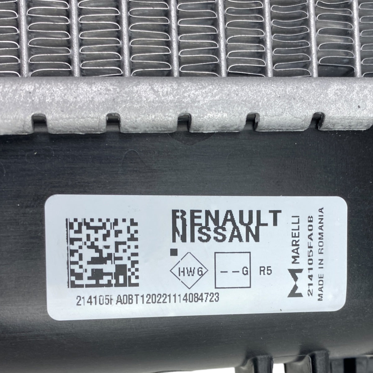 Pièce d'origine Radiateur moteur pour Renault Nissan Dacia 214105FA0B