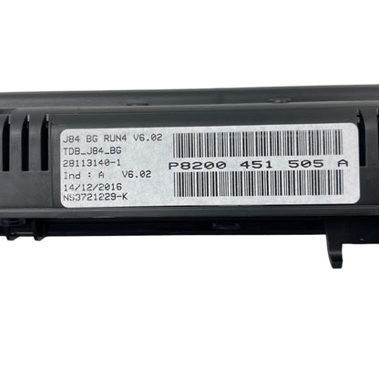 Pièce d'origine Combiné d'instruments pour Renault Scenic II 8200451505