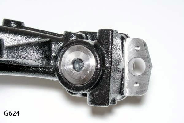Bras de suspension arrière — Peugeot 206, gauche, freins à tambour — G624 — vue 3
