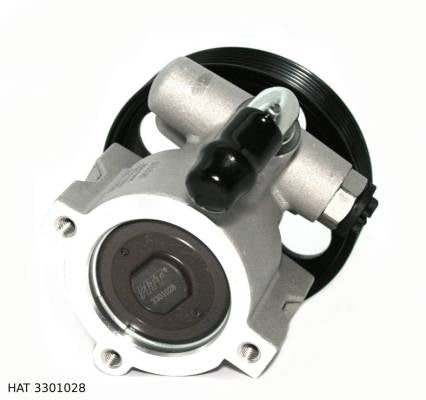 Pompe de direction assistée — Peugeot 306 1.9 D et TD sans climatisation, poulie 114 mm, 3 trous — HAT 3301028 — vue 2