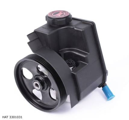 Pompe de direction assistée avec réservoir — Citroën et Peugeot 2.0 HDi, poulie 126 mm — HAT 3301031 — vue 1